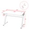 Gaming Desk Computer Studio Desk PC Table Z Shape Gamer Workstation w/Mousepad